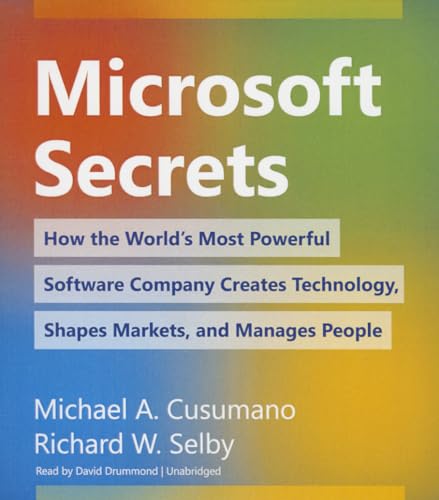 Beispielbild fr Microsoft Secrets: How the World's Most Powerful Software Company Creates Technology, Shapes Markets, and Manages People zum Verkauf von The Yard Sale Store