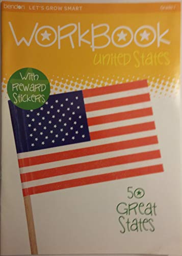 9781505024265: Workbook United States 50 Great States - Grade 1 (Brendon Lets Grow Smart) [Paperback] Bendon Publishing, Intl