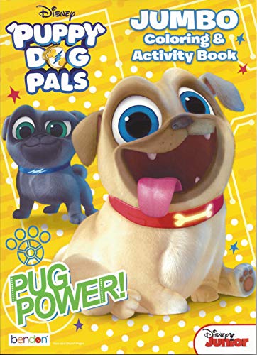 Imagen de archivo de "Disney Puppy Dog Pals Jumbo Coloring and Activity Book, Pug Power" a la venta por Hawking Books