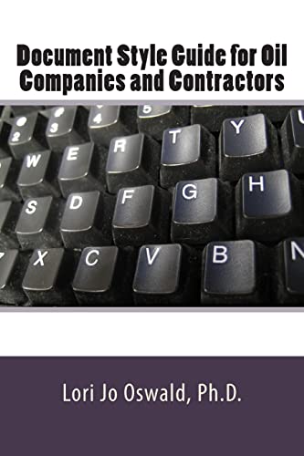 Imagen de archivo de Document Style Guide for Oil Companies and Contractors a la venta por THE SAINT BOOKSTORE