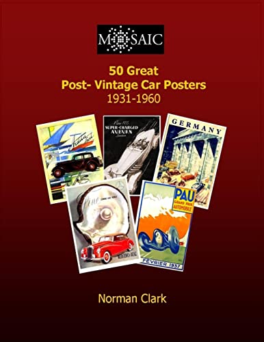 9781505488494: 50 Great Post-Vintage Car Posters 1931-1960