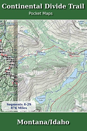 9781505579864: Continental Divide Trail Pocket Maps - Montana/Idaho [Idioma Ingls]