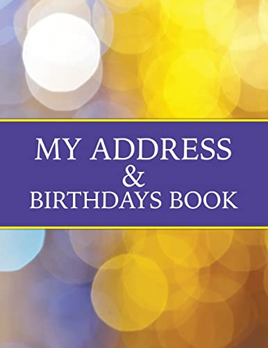 Stock image for My Address & Birthdays Book for sale by Lucky's Textbooks