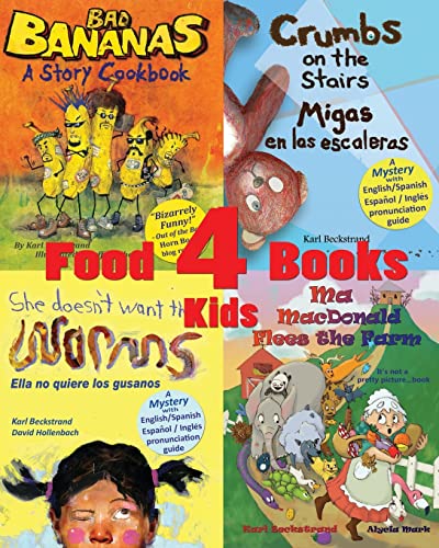 9781505693805: 4 Food Books for Children: With Recipes & Finding Activities