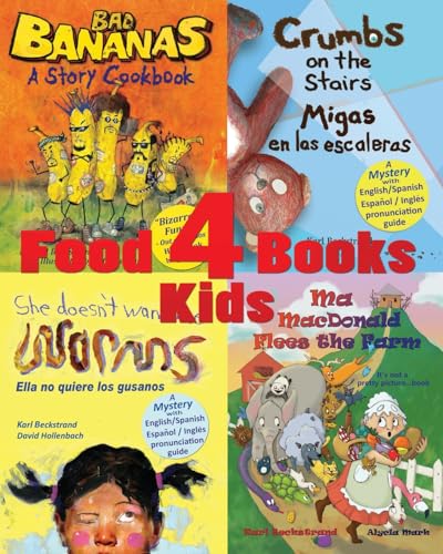 Stock image for 4 Food Books for Children: With Recipes & Finding Activities (Food Books for Kids) for sale by California Books