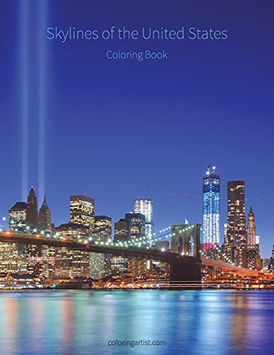Beispielbild fr Skylines Of The United States Coloring Book: Volume 1 zum Verkauf von WorldofBooks