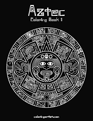 9781505780307: Aztec Coloring Book 1