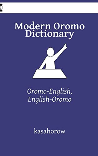 Imagen de archivo de Modern Oromo Dictionary: Oromo-English, English-Oromo a la venta por BooksRun