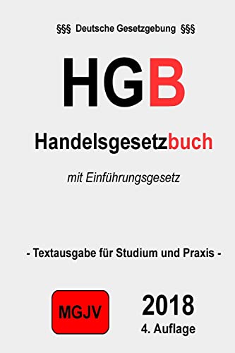 9781506137063: HGB - Handelsgesetzbuch: Handelsgesetzbuch