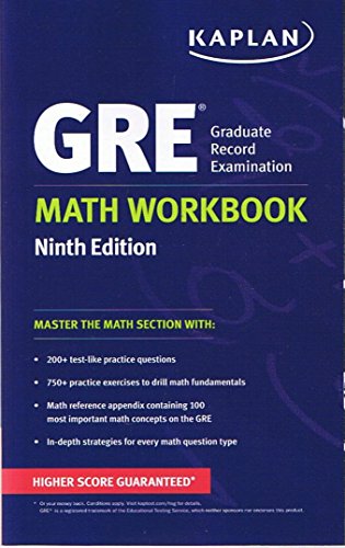 Beispielbild fr Kaplan Math Workbook Ninth Edition zum Verkauf von Better World Books