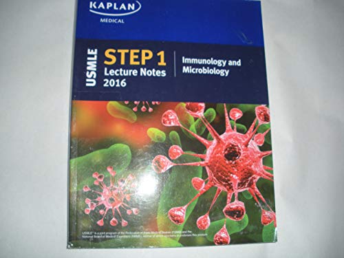 Stock image for Kaplan Medical USMLE Step 1 Lecture Notes 2016 Immunology and Microbiology [Paperback] Kaplan for sale by HPB-Red