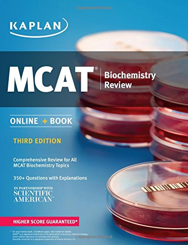 Imagen de archivo de MCAT Biochemistry Review: Online + Book (Kaplan Test Prep) a la venta por SecondSale