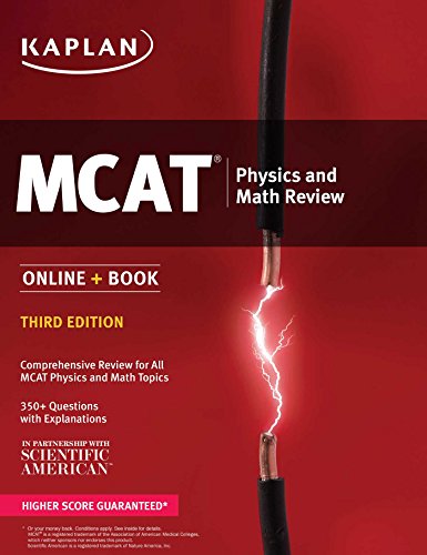 Stock image for MCAT Physics and Math Review : Online + Book for sale by Better World Books