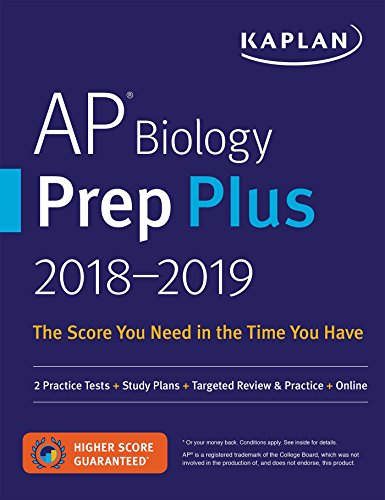 9781506203331: AP Biology Prep Plus 2018-2019: 2 Practice Tests (Kaplan Test Prep): 2 Practice Tests + Study Plans + Targeted Review & Practice + Online