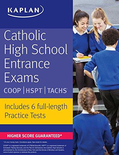 Beispielbild fr Catholic High School Entrance Exams: COOP * HSPT * TACHS (Kaplan Test Prep) zum Verkauf von Wonder Book