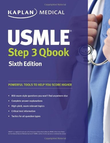 9781506207414: USMLE Step 3 Qbook (Kaplan USMLE Qbook) by Kaplan (2013) Paperback