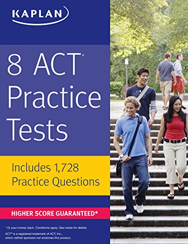 Beispielbild fr 8 ACT Practice Tests : Includes 1,728 Practice Questions zum Verkauf von Better World Books: West