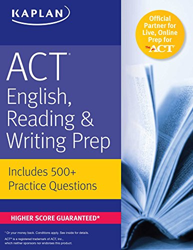 9781506209050: ACT English, Reading, & Writing Prep: Includes 500+ Practice Questions (Kaplan Test Prep)