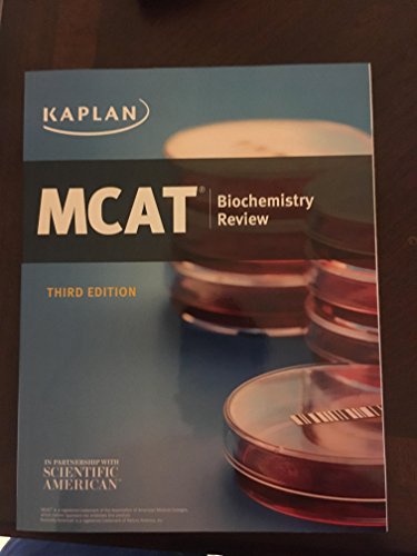 Imagen de archivo de Kaplan MCAT Biochemistry Review 3rd Edition a la venta por Better World Books