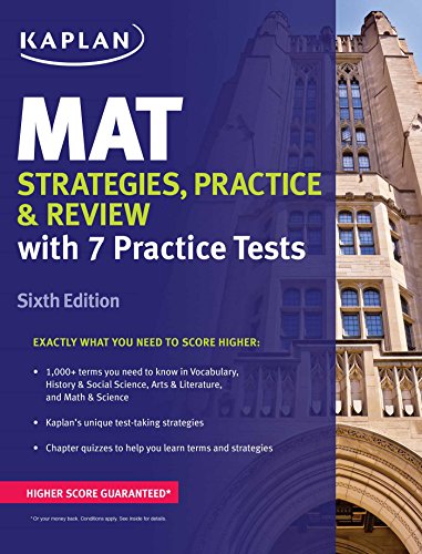 Stock image for MAT Strategies, Practice & Review for sale by SecondSale