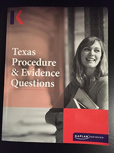 Stock image for Texas Bar Points Subject Memorization and Review 2016 for sale by HPB-Red