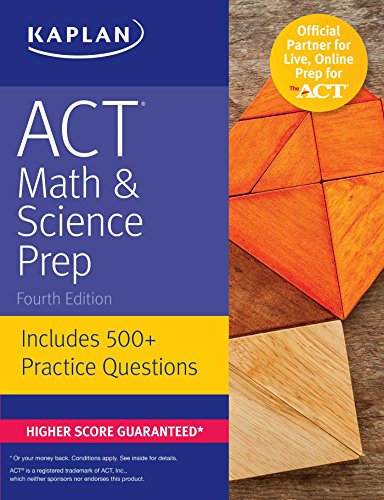 Stock image for ACT Math & Science Prep: Includes 500+ Practice Questions (Kaplan Test Prep) for sale by HPB-Ruby