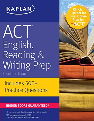 Stock image for ACT English, Reading & Writing Prep: Includes 500+ Practice Questions (Kaplan Test Prep) for sale by SecondSale