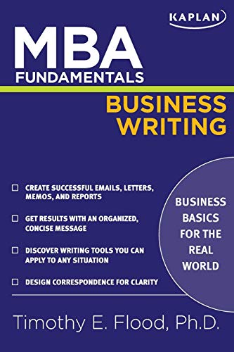 Imagen de archivo de MBA Fundamentals Business Writing a la venta por PBShop.store US