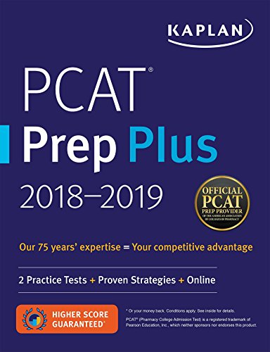 Beispielbild fr PCAT Prep Plus 2018-2019 : 2 Practice Tests + Proven Strategies + Online zum Verkauf von Better World Books