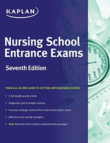 Stock image for Nursing School Entrance Exams Kaplan Test Prep for sale by PBShop.store US