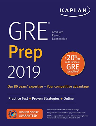 Beispielbild fr GRE Prep 2019 : Practice Tests + Proven Strategies + Online zum Verkauf von Better World Books