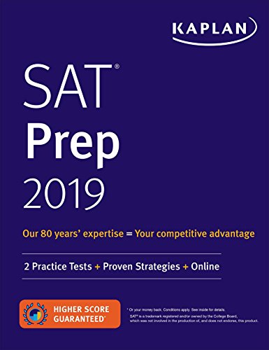 Imagen de archivo de SAT Prep 2019: 2 Practice Tests + Proven Strategies + Online (Kaplan Test Prep) a la venta por Gulf Coast Books