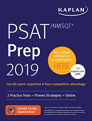 Stock image for PSAT/NMSQT Prep 2019: 2 Practice Tests + Proven Strategies + Online (Kaplan Test Prep) for sale by SecondSale