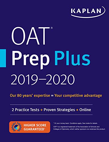 Stock image for OAT Prep Plus 2019-2020 for sale by HPB-Red