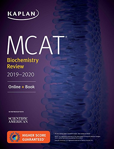 Imagen de archivo de MCAT Biochemistry Review 2019-2020: Online + Book (Kaplan Test Prep) a la venta por SecondSale