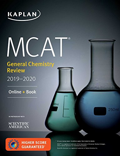 Imagen de archivo de MCAT General Chemistry Review 2019-2020: Online + Book (Kaplan Test Prep) a la venta por SecondSale