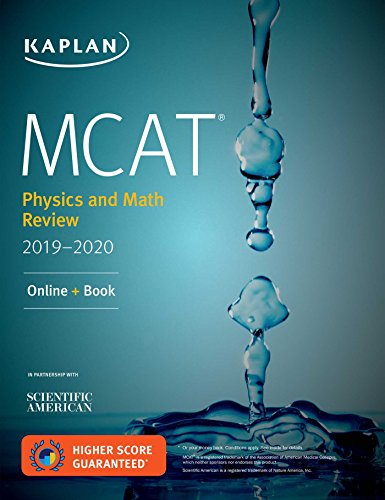 Stock image for MCAT Physics and Math Review 2019-2020: Online + Book (Kaplan Test Prep) for sale by Goodwill of Colorado