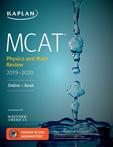 9781506235462: MCAT Physics and Math Review 2019-2020: Online + Book (Kaplan Test Prep)