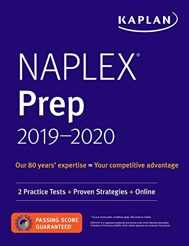 9781506235967: Kaplan Naplex Prep 2019-2020: 2 Practice Tests + Proven Strategies + Online