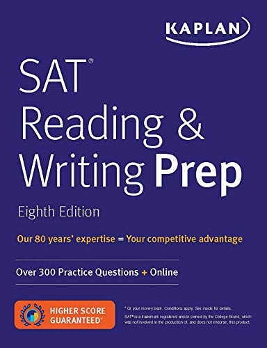 9781506236827: SAT Reading & Writing Prep: Over 300 Practice Questions + Online (Kaplan Test Prep)