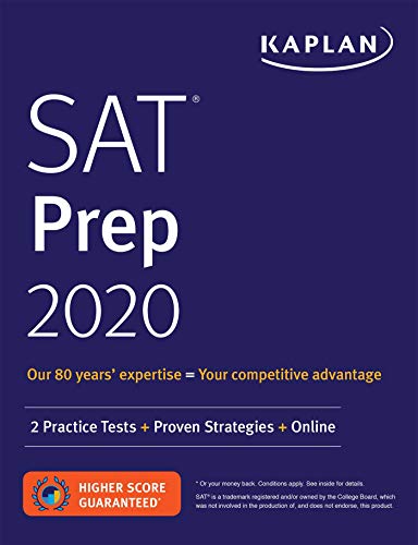 Imagen de archivo de SAT Prep 2020: 2 Practice Tests + Proven Strategies + Online (Kaplan Test Prep) a la venta por Gulf Coast Books