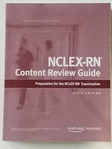 Beispielbild fr NCLEX-RN Content Review Guide zum Verkauf von SecondSale