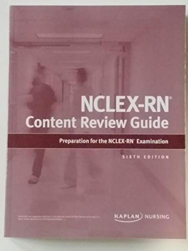 Imagen de archivo de NCLEX-RN Content Review Guide a la venta por SecondSale