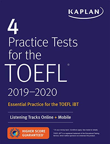 Imagen de archivo de 4 Practice Tests for the TOEFL 2019-2020 : Listening Tracks Online + Mobile a la venta por Better World Books