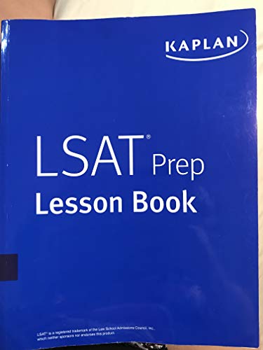 Stock image for Kaplan LSAT Prep Lesson Book for sale by BookHolders