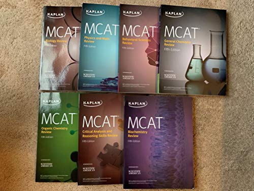 Beispielbild fr Kaplan MCAT Study Books 5th Edition for new MCAT (7 Books) zum Verkauf von Books From California