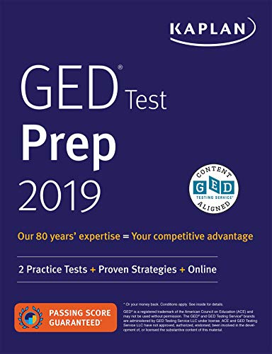 Stock image for GED Test Prep 2019: 2 Practice Tests + Proven Strategies (Kaplan Test Prep) for sale by SecondSale