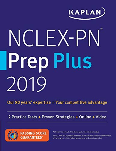 Imagen de archivo de NCLEX-PN Prep Plus 2019: 2 Practice Tests + Proven Strategies + Online + Video (Kaplan Test Prep) a la venta por Goodwill of Colorado