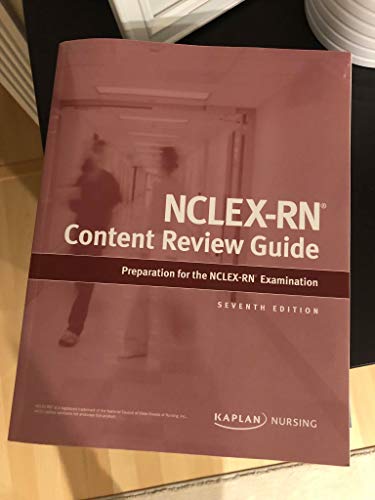 9781506245553: NCLEX-RN Content Review Guide (Kaplan Test Prep) (Paperback) Seventh Edition
