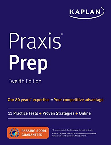 Imagen de archivo de Praxis Prep : 11 Practice Tests + Proven Strategies + Online a la venta por Better World Books